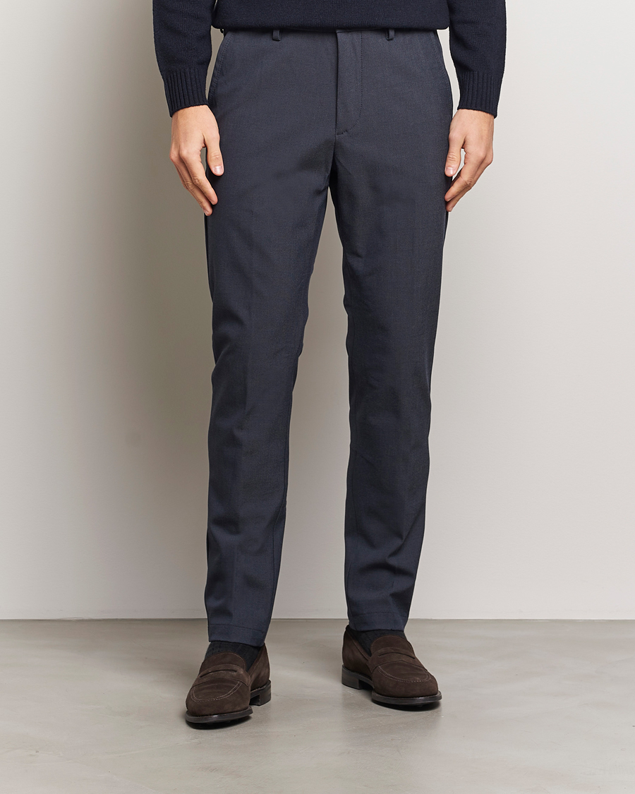 Herren | Hosen | BOSS BLACK | Kaiton Structured Chinos Dark Blue