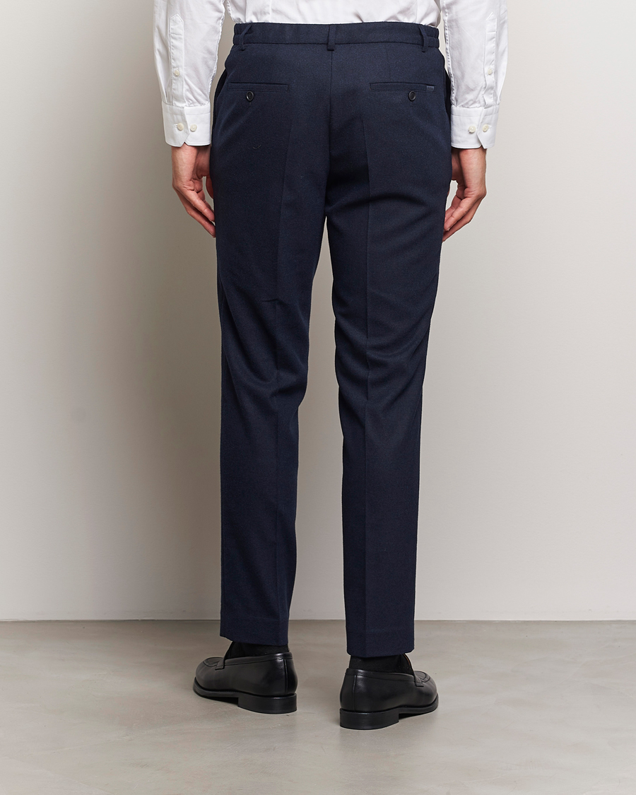 Herren | Hosen | BOSS BLACK | Genius Wool Tech Trousers Dark Blue
