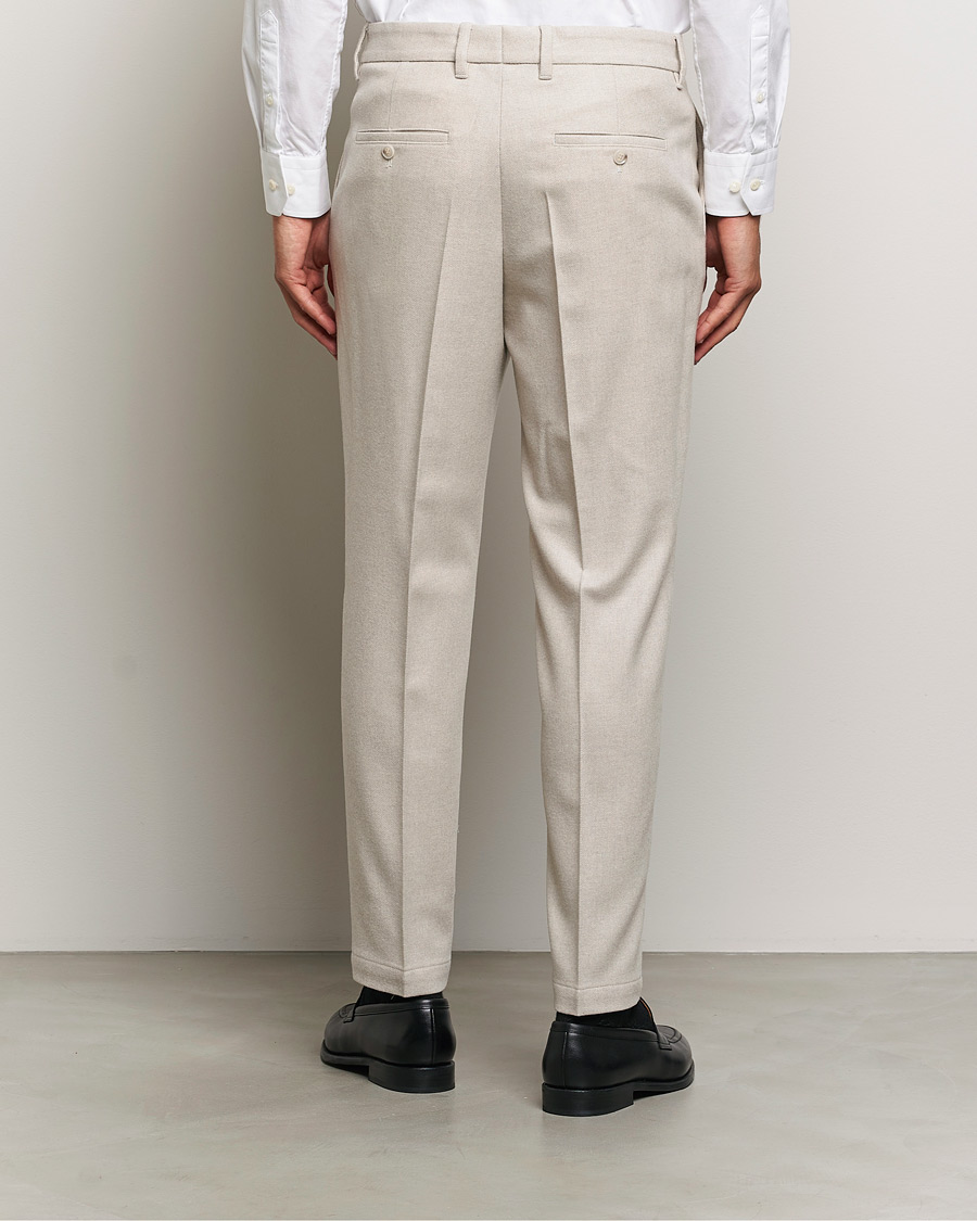 Herren | Hosen | BOSS BLACK | Perin Wool Trousers Open White