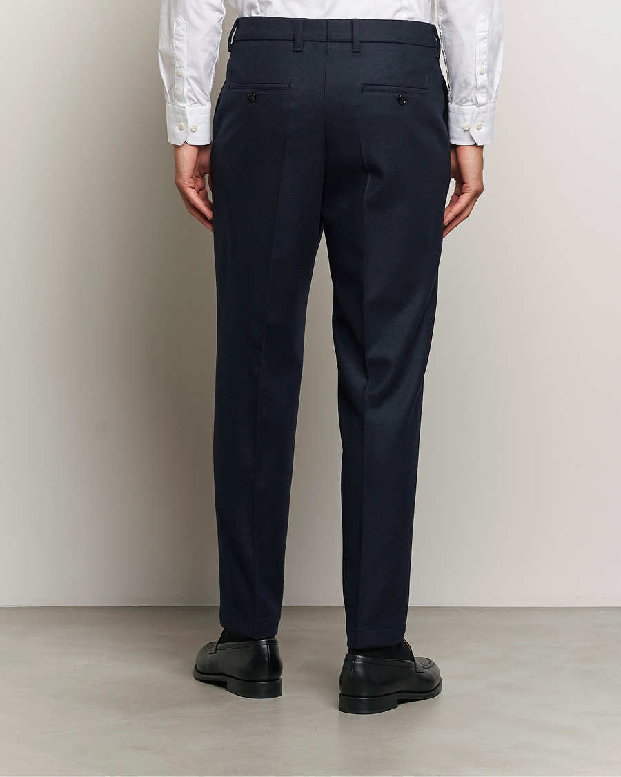 Herren | Hosen | BOSS BLACK | Perin Wool Trousers Dark Blue