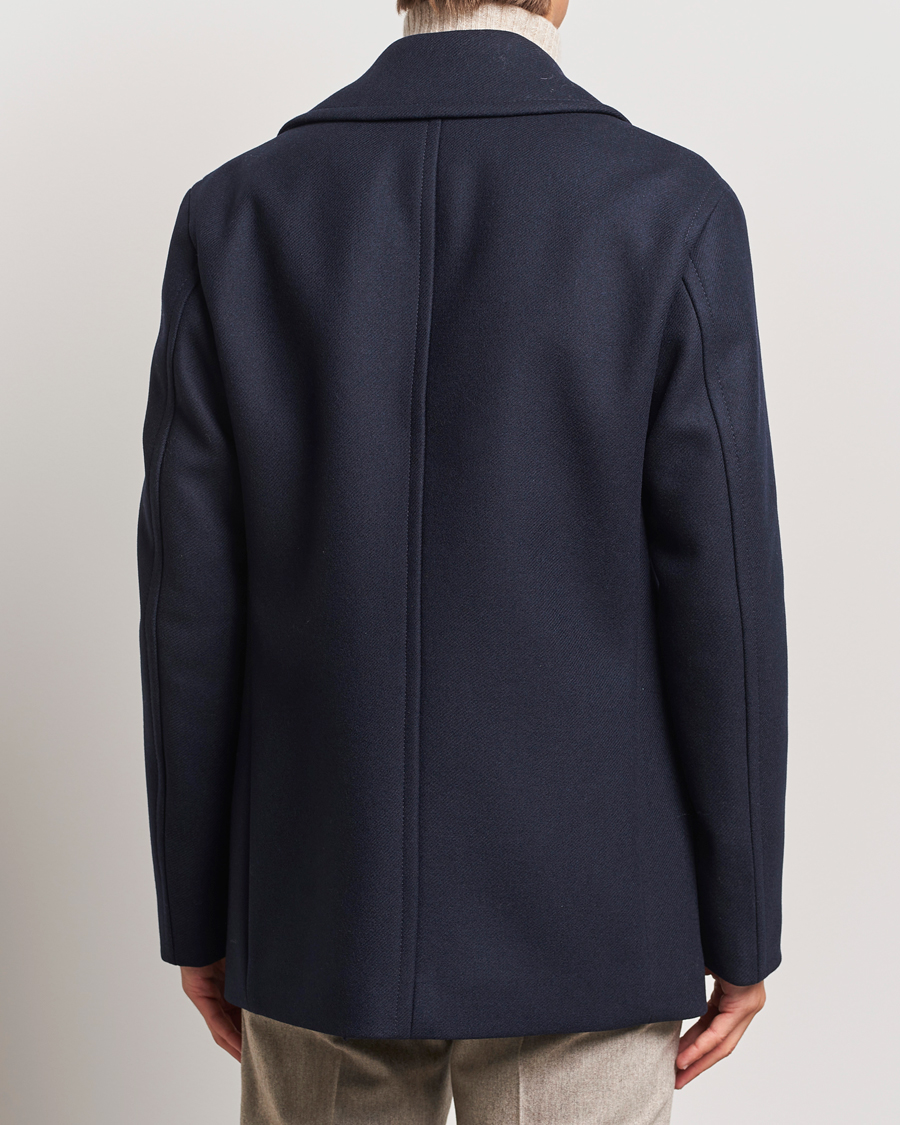 Herren | Jacken | BOSS BLACK | Clay Wool Peacoat Dark Blue