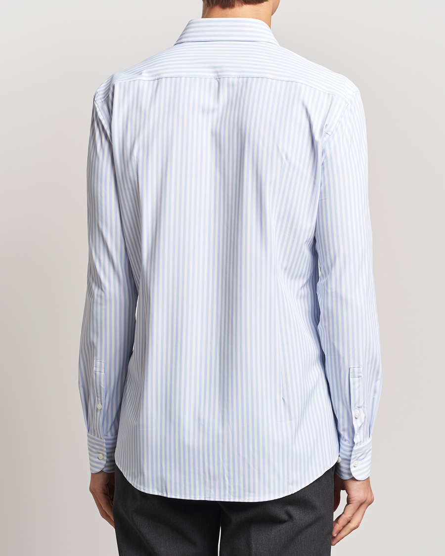 Herren | Hemden | BOSS BLACK | Hank Striped 4-Way Stretch Shirt Blue/White