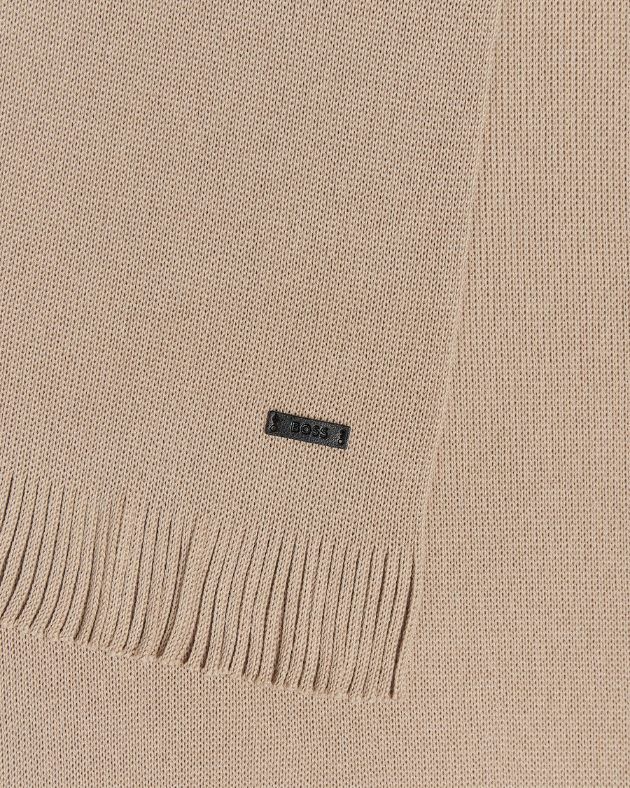 Herren | BOSS BLACK Albas Wool Scarf Light Beige | BOSS BLACK | Albas Wool Scarf Light Beige