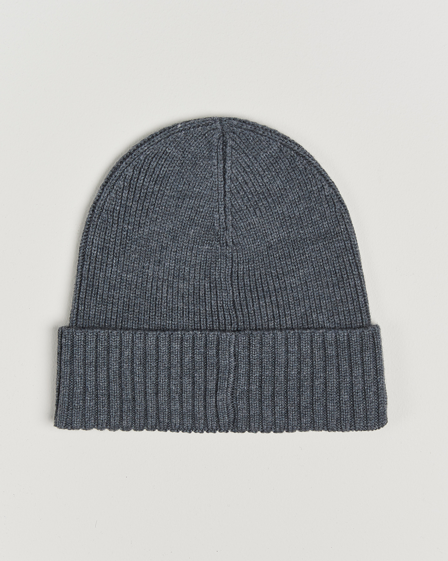 Herren | Mützen | BOSS BLACK | Fati Wool Beanie Medium Grey