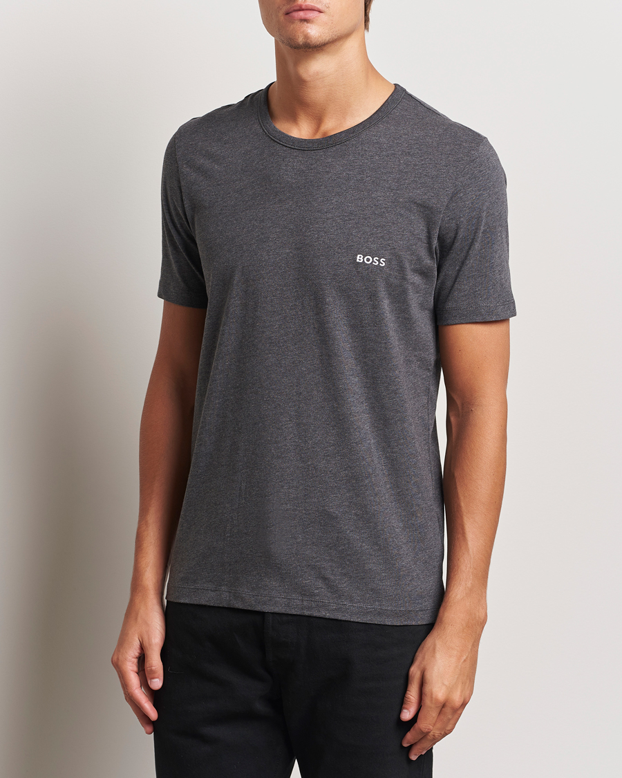 Herren | T-Shirts | BOSS BLACK | 3-Pack Crew Neck T-Shirt Grey/White/Navy