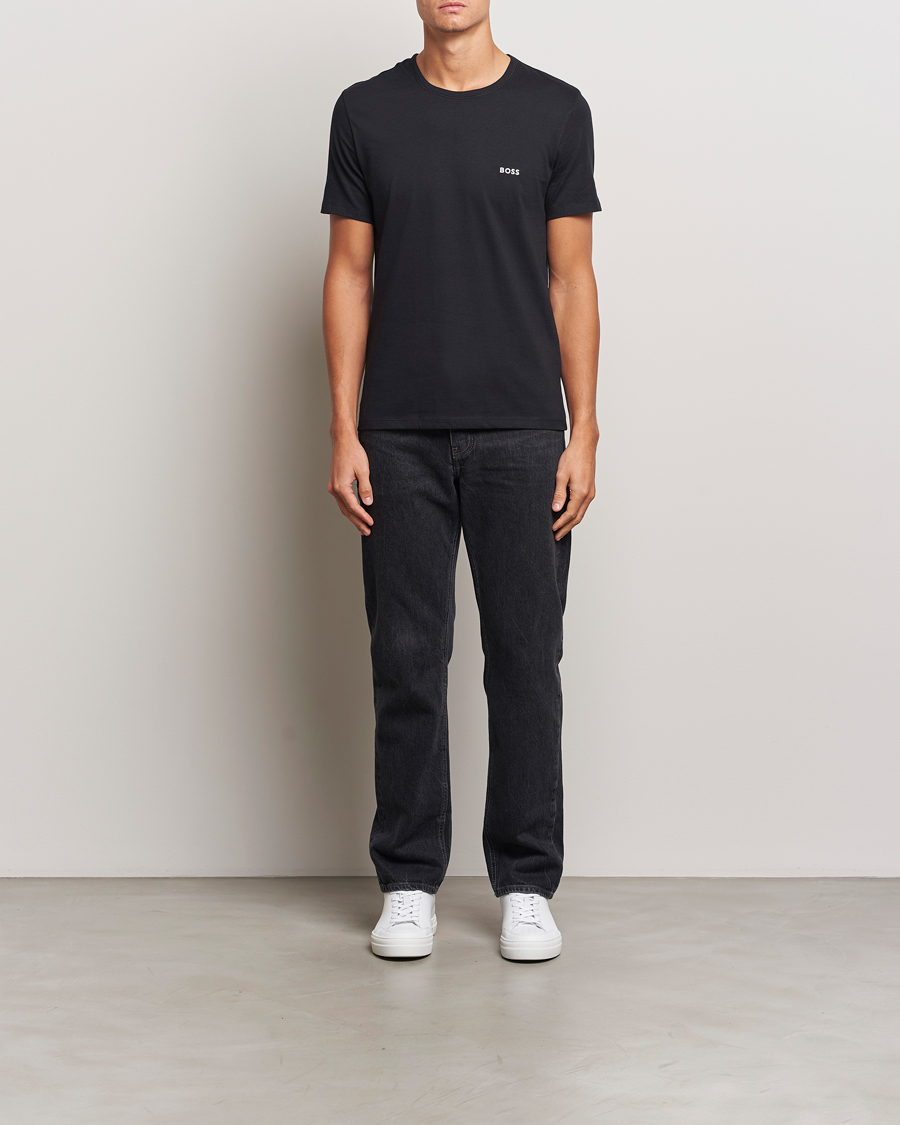 Herren | T-Shirts | BOSS BLACK | 3-Pack Crew Neck T-Shirt Black/Navy/Green