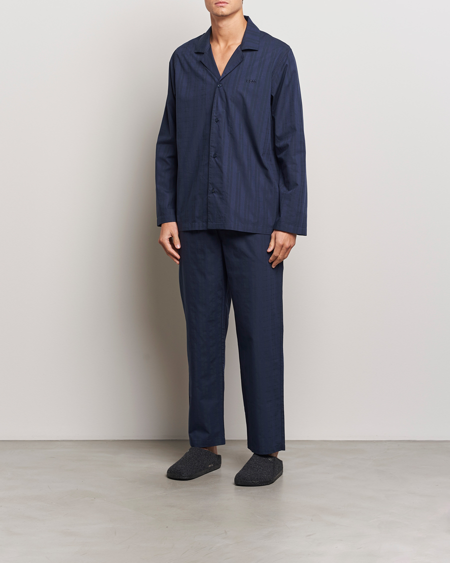 Herren | Schlafanzüge & Bademäntel | BOSS BLACK | Premium Pyjama Set Dark Blue