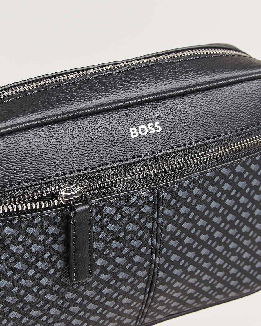 Herren | BOSS BLACK Zair Monogram Washbag Black | BOSS BLACK | Zair Monogram Washbag Black