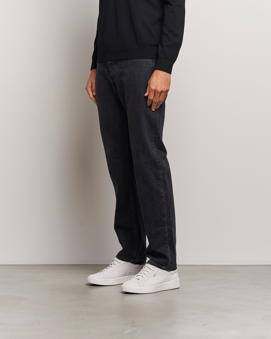 Herren | BOSS BLACK Belwar Leather Sneaker Open White | BOSS BLACK | Belwar Leather Sneaker Open White