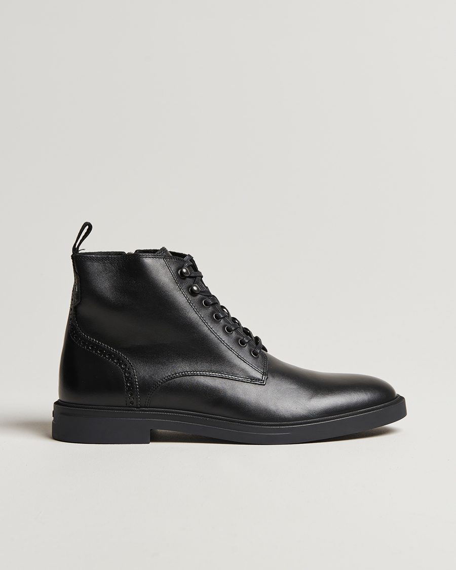 Herren | BOSS BLACK Calev Leather Boot Black | BOSS BLACK | Calev Leather Boot Black