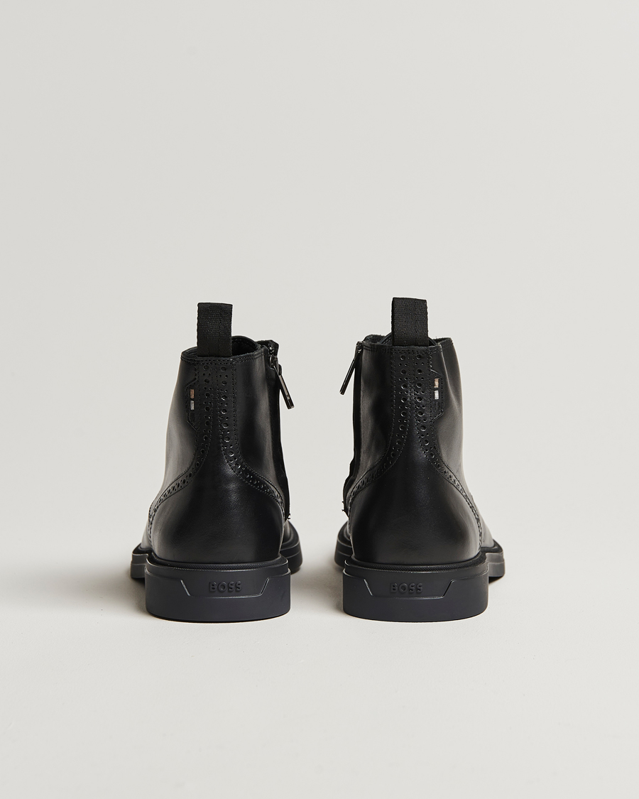 Herren | BOSS BLACK Calev Leather Boot Black | BOSS BLACK | Calev Leather Boot Black