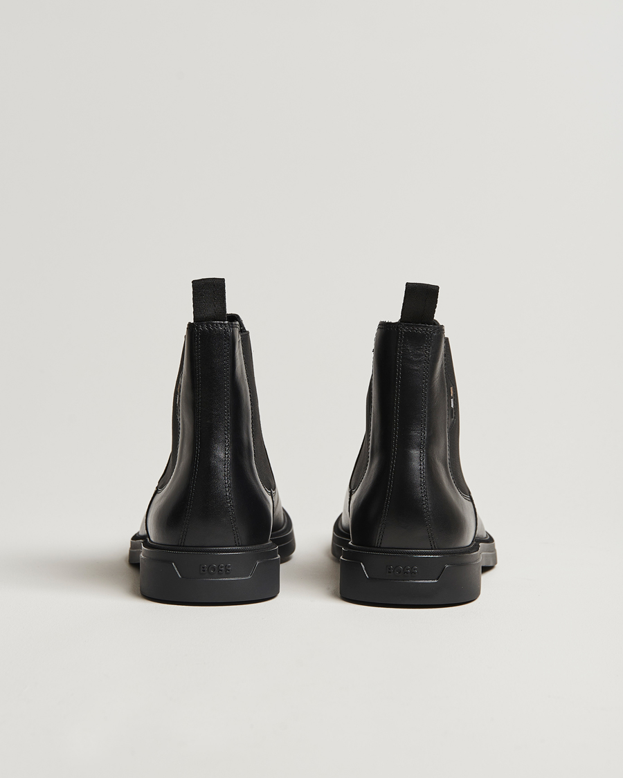 Herren | BOSS BLACK Calev Leather Chelsea Boot Black | BOSS BLACK | Calev Leather Chelsea Boot Black