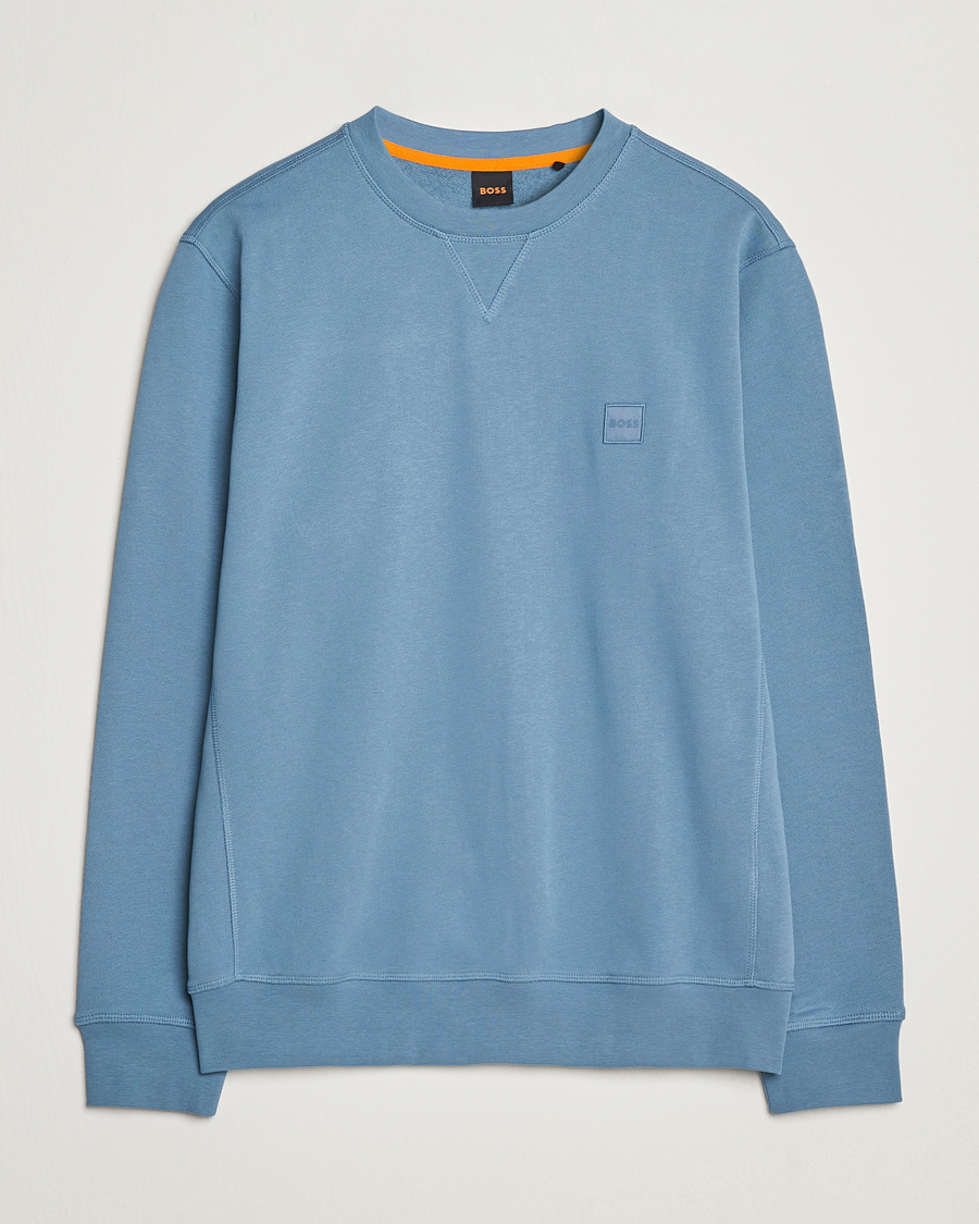 Herren | Pullover | BOSS ORANGE | Westart Logo Sweatshirt Open Blue