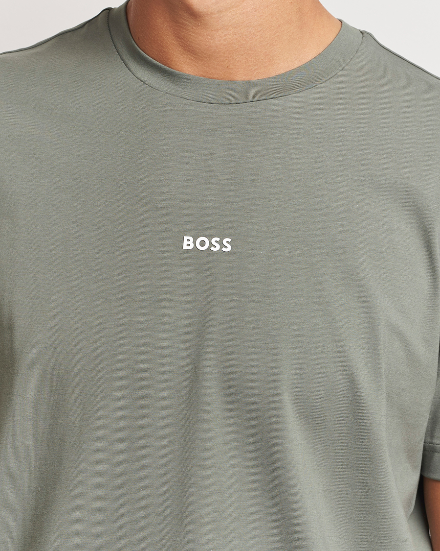 Herren | T-Shirts | BOSS ORANGE | Tchup Logo Crew Neck T-Shirt Open Grey