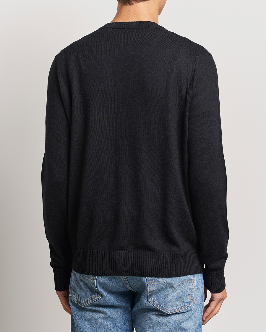 Herren | Pullover | BOSS ORANGE | Avac Wool Knitted Cardigan Black