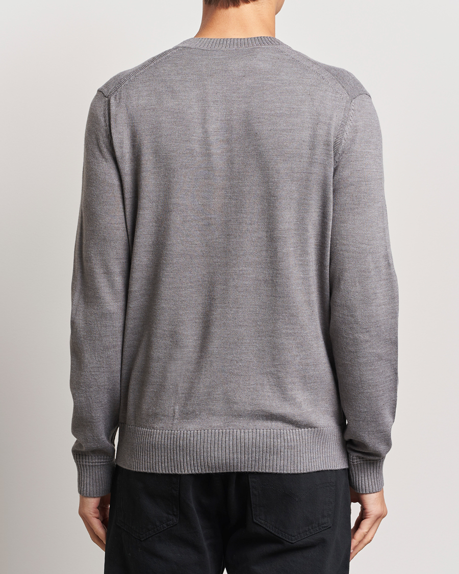 Herren | Pullover | BOSS ORANGE | Avac Wool Knitted Cardigan Light Grey