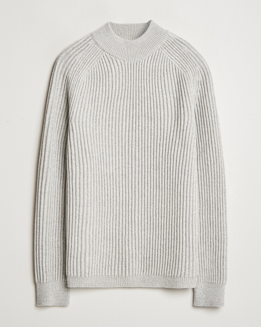 Herren | Pullover | BOSS ORANGE | Kearth Rib Knitted Polo Light Beige