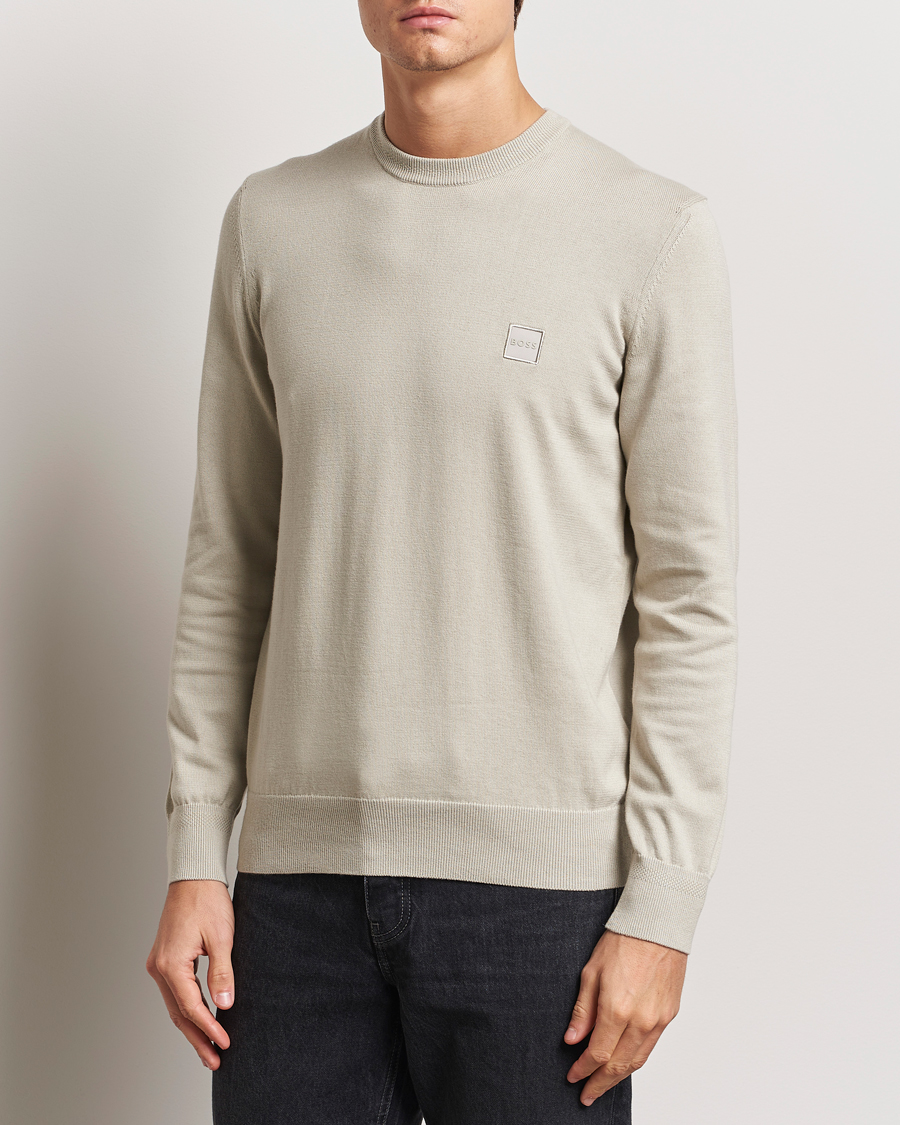 Herren | Pullover | BOSS ORANGE | Kanovano Knitted Sweater Light Beige