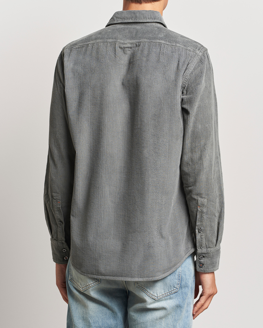 Herren | Hemden | BOSS ORANGE | Relegant Corduroy Shirt Open Grey