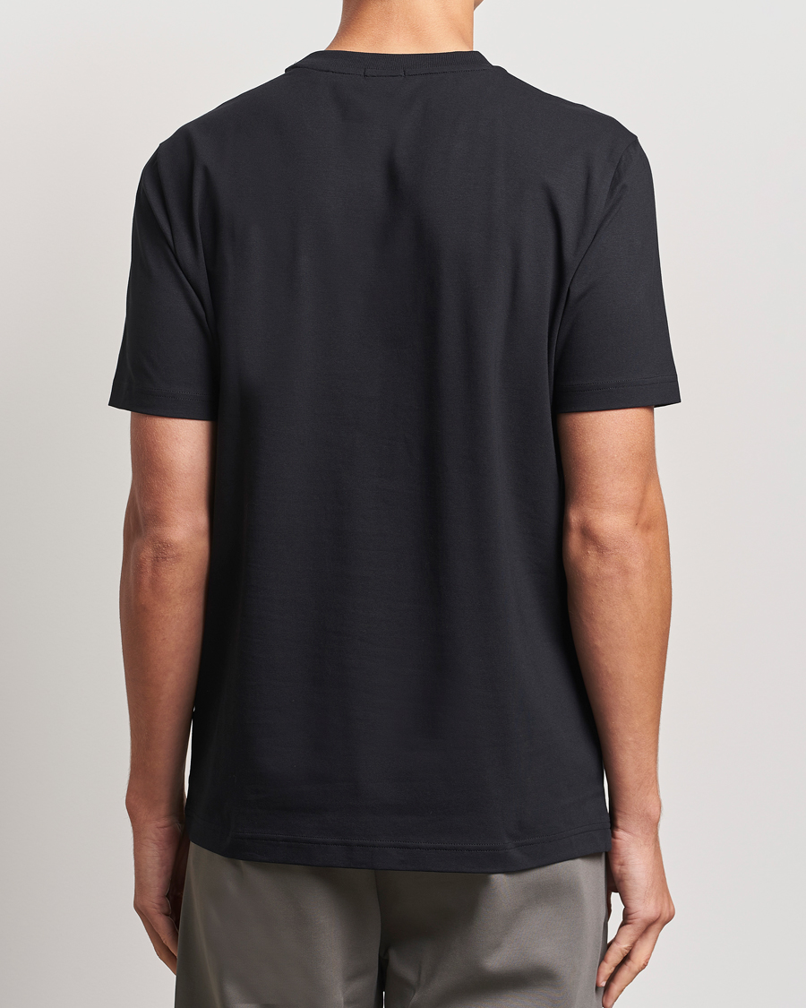 Herren | T-Shirts | BOSS GREEN | Graphic Crew Neck T-Shirt Black