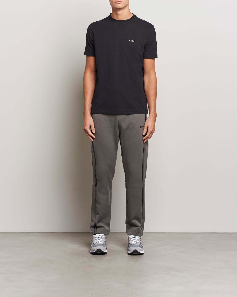 Herren | T-Shirts | BOSS GREEN | Logo Crew Neck T-Shirt Black