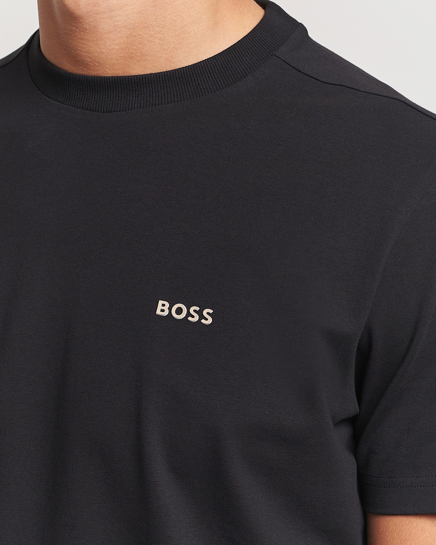 Herren | T-Shirts | BOSS GREEN | Logo Crew Neck T-Shirt Black