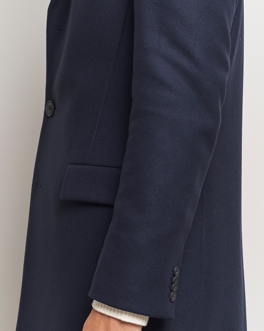 Herren | Jacken | HUGO | Migor Wool Coat Dark Blue