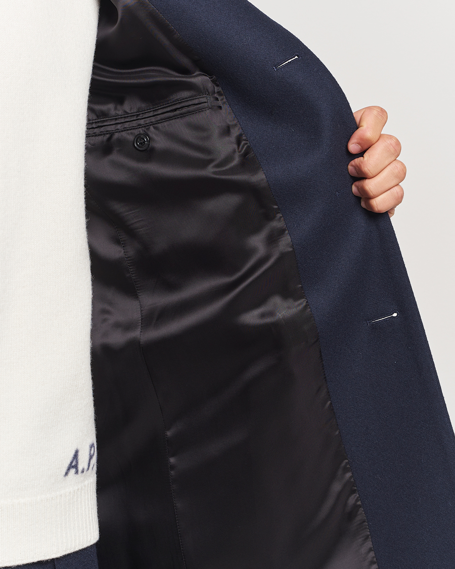 Herren | Jacken | HUGO | Migor Wool Coat Dark Blue