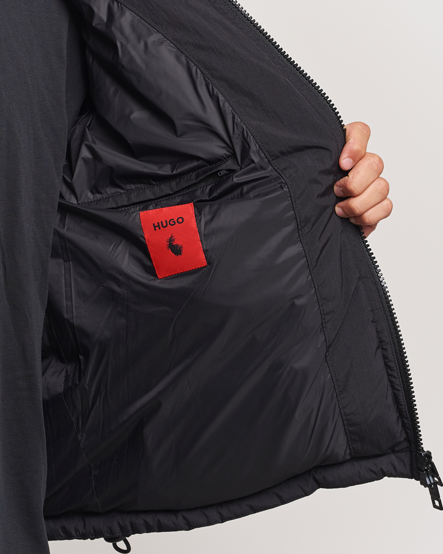 Herren | Jacken | HUGO | Bironto Hooded Puffer Jacket Black
