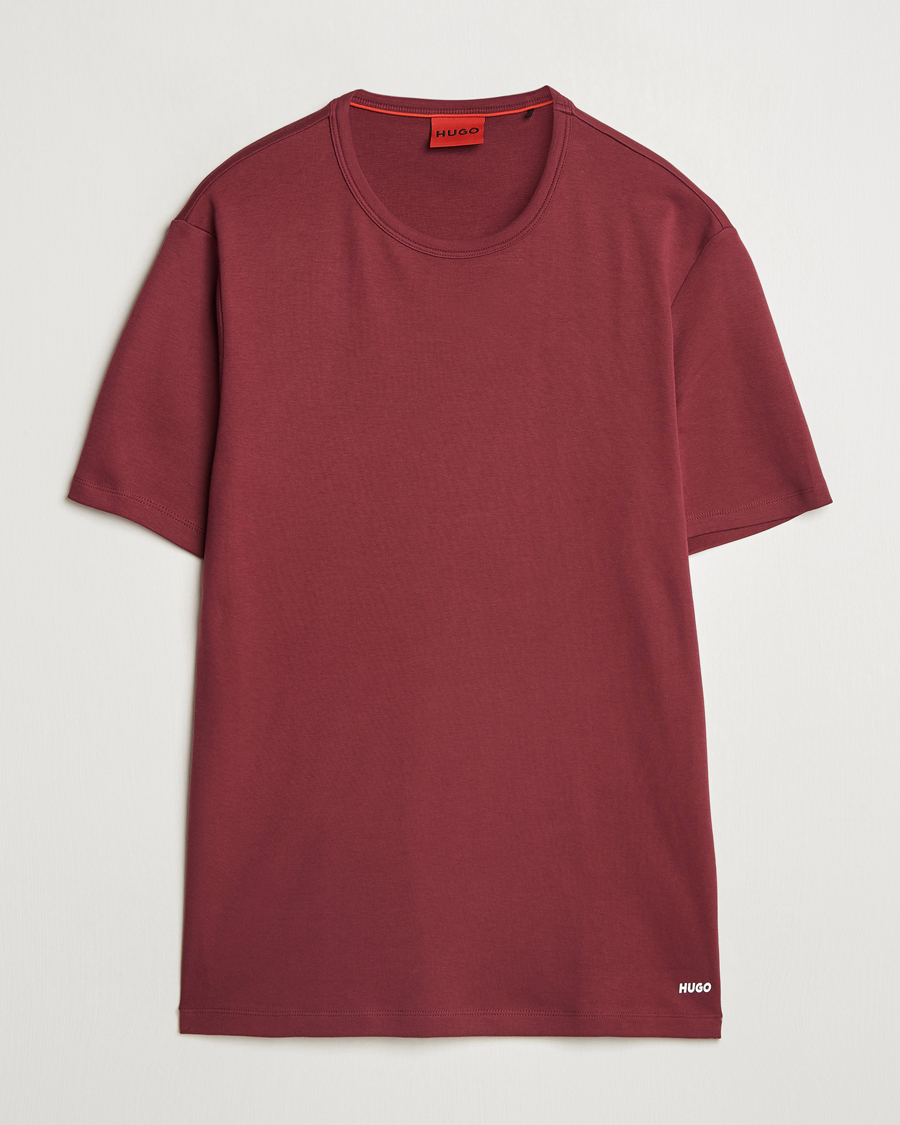 Herren | T-Shirts | HUGO | Dozy Crew Neck T-Shirt Dark Red