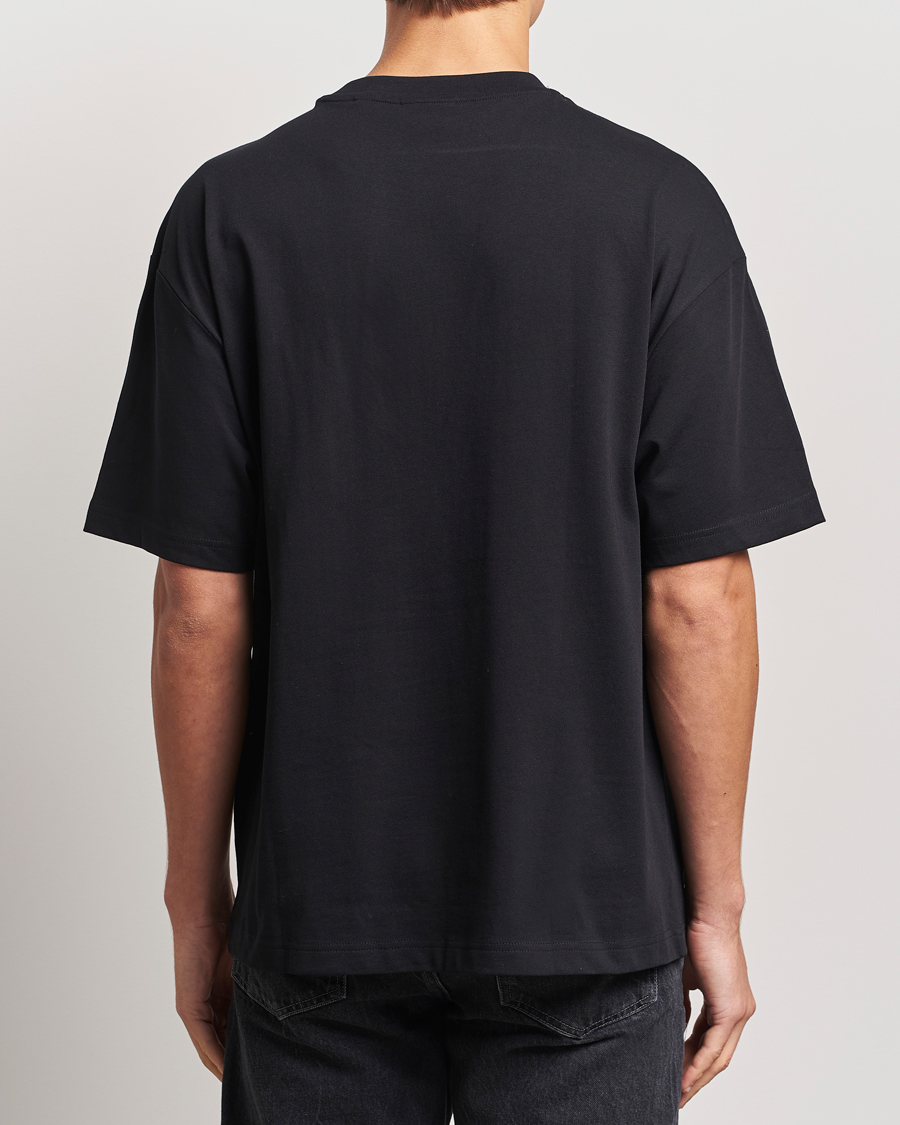 Herren | T-Shirts | HUGO | Dibtechti Crew Neck T-Shirt Black