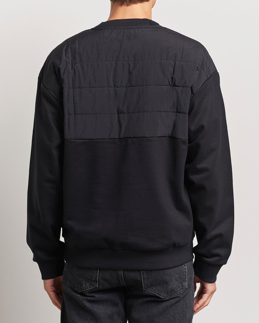 Herren | Pullover | HUGO | Detechsom Hybrid Half Zip Black