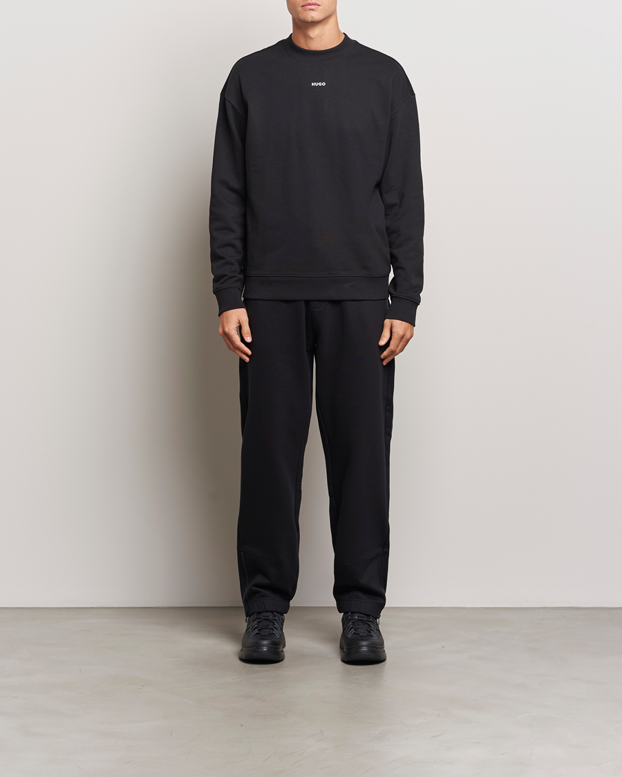Herren | Pullover | HUGO | Dapo Crew Neck Sweatshirt Black