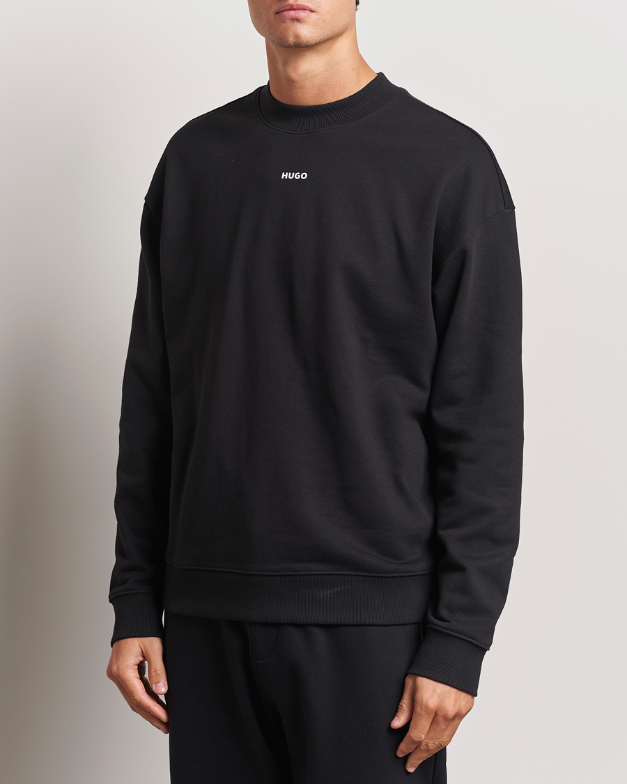 Herren | Pullover | HUGO | Dapo Crew Neck Sweatshirt Black
