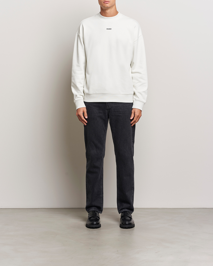 Herren | Pullover | HUGO | Dapo Crew Neck Sweatshirt Off White