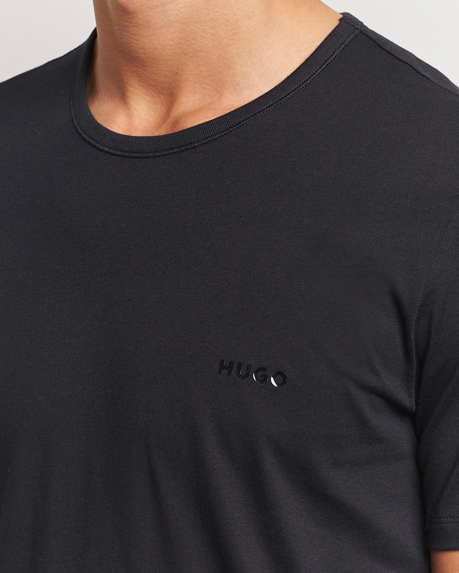 Herren | T-Shirts | HUGO | 3-Pack Crew Neck T-Shirt Black