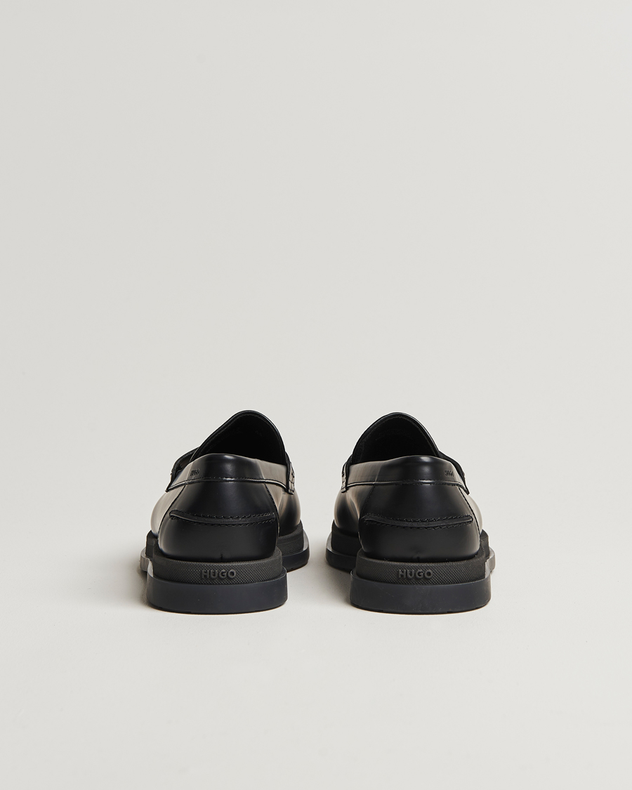 Herren | HUGO Chaol Leather Loafer Black | HUGO | Chaol Leather Loafer Black