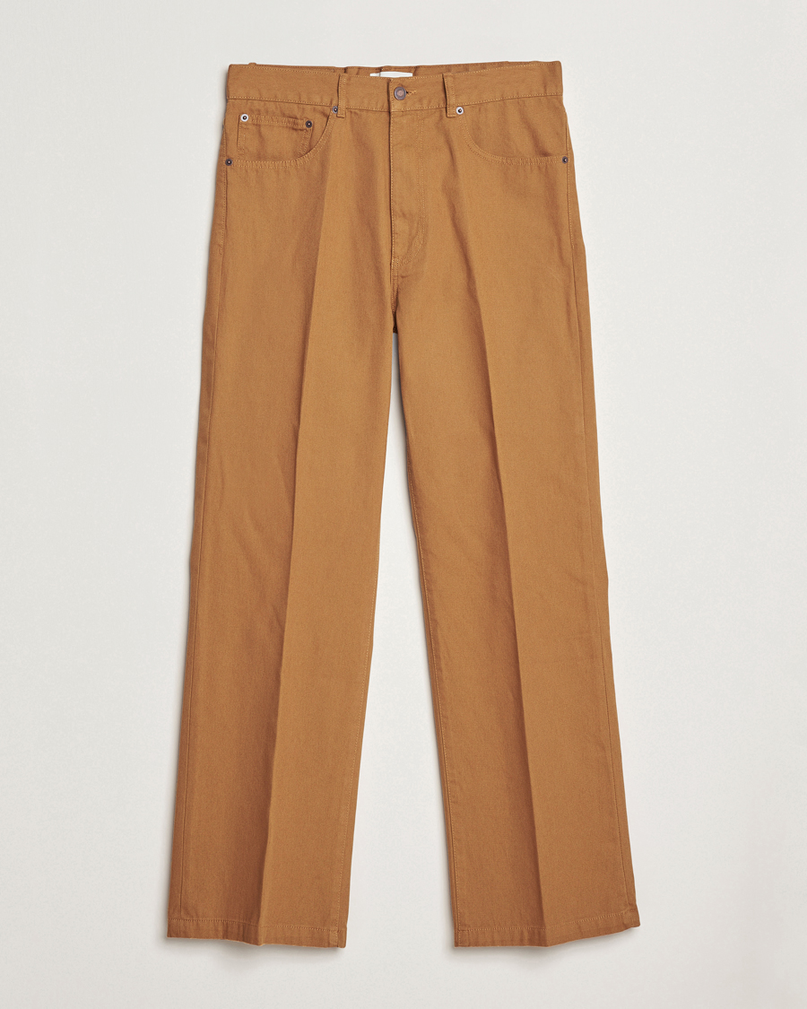 Herren | Hosen | Jeanerica | VM009 Vega Canvas Trousers Brown