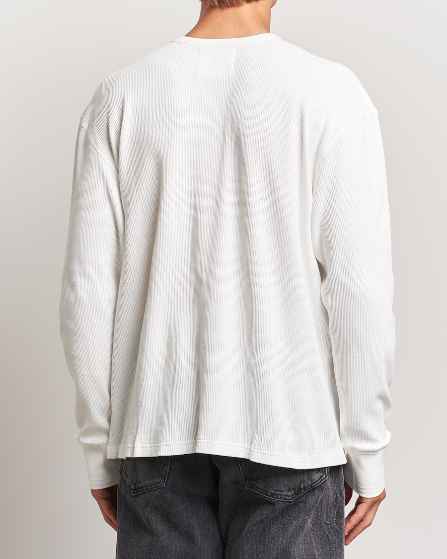 Herren | Pullover | Jeanerica | Jean Waflle Texture Sweater Natural White