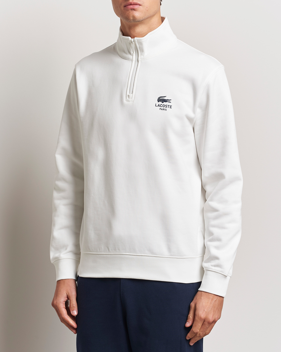 Herren | Pullover | Lacoste | Paris Half Zip Sweatshirt Flour