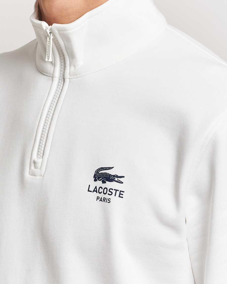 Herren | Pullover | Lacoste | Paris Half Zip Sweatshirt Flour