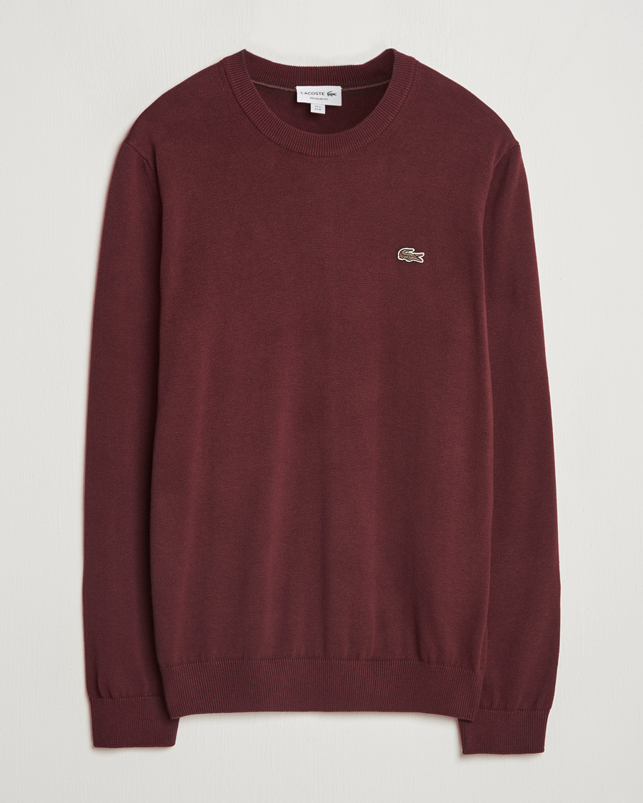 Herren | Pullover | Lacoste | Cotton Knitted Sweater Espresso