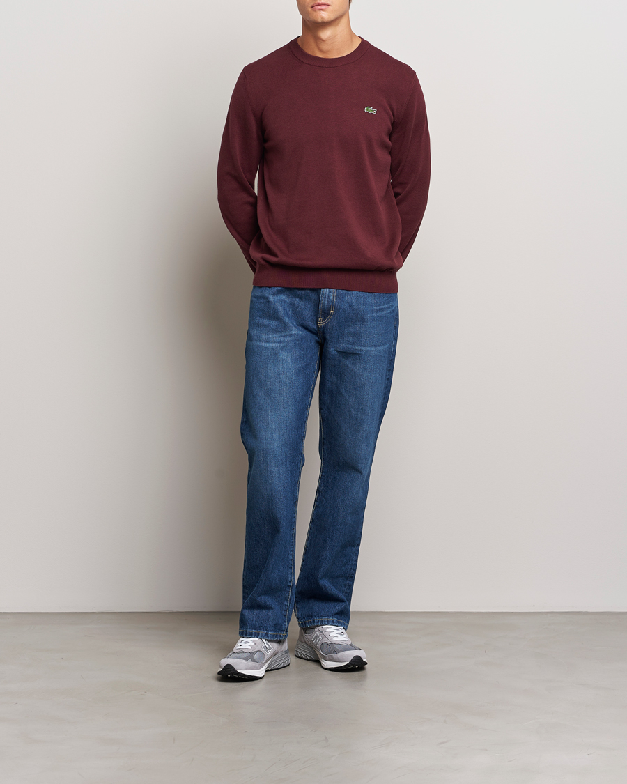 Herren | Pullover | Lacoste | Cotton Knitted Sweater Espresso
