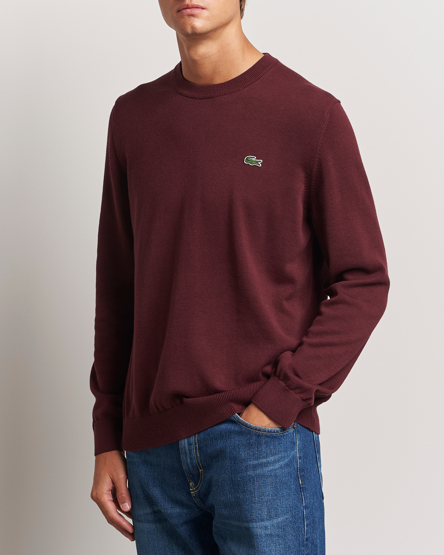 Herren | Pullover | Lacoste | Cotton Knitted Sweater Espresso