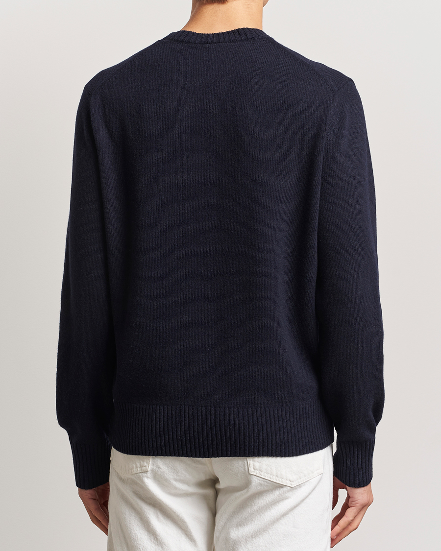 Herren | Pullover | Lacoste | Carded Wool Crew Neck Navy