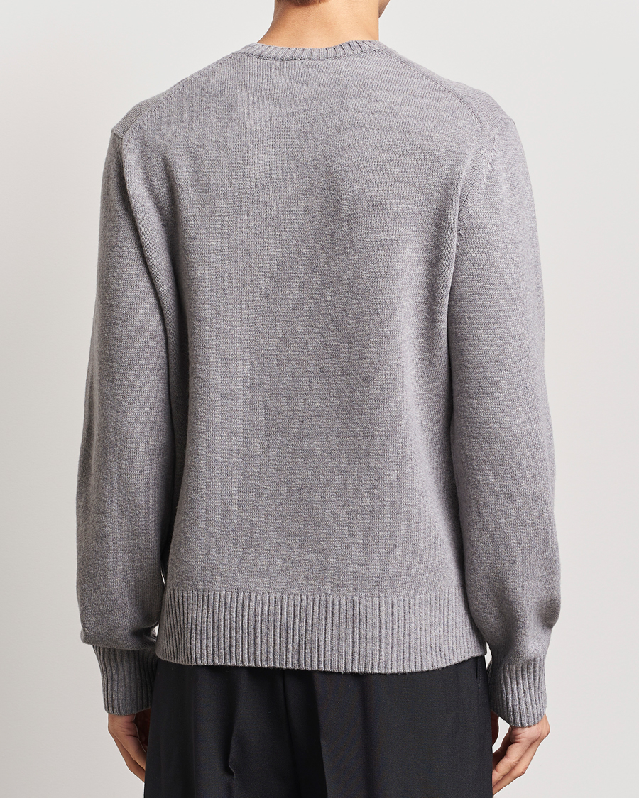 Herren | Pullover | Lacoste | Carded Wool Crew Neck Silver Chine