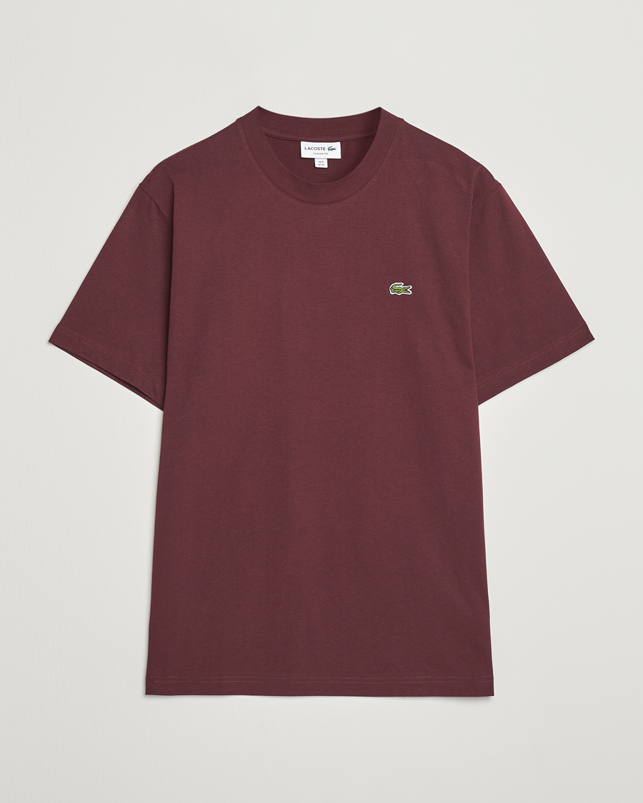 Herren | T-Shirts | Lacoste | Crew Neck T-Shirt Espresso