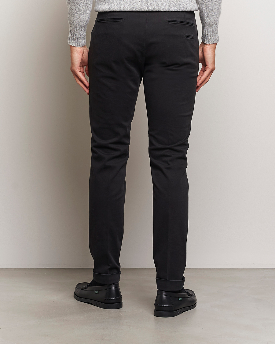 Herren | Hosen | Briglia 1949 | Slim Fit Cotton Stretch Chino Black