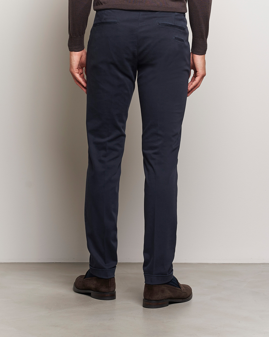 Herren | Hosen | Briglia 1949 | Slim Fit Cotton Stretch Chino Navy