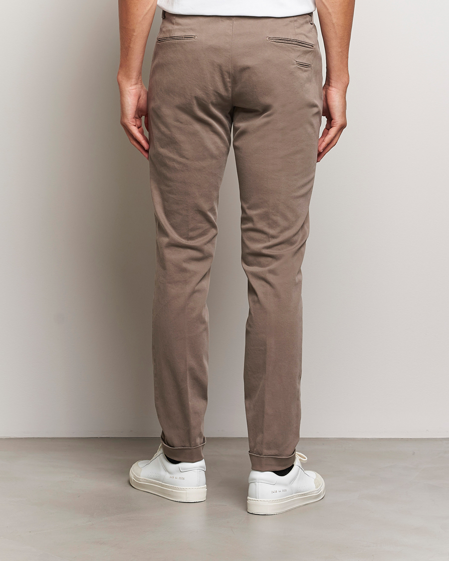 Herren | Hosen | Briglia 1949 | Slim Fit Cotton Stretch Chino Taupe